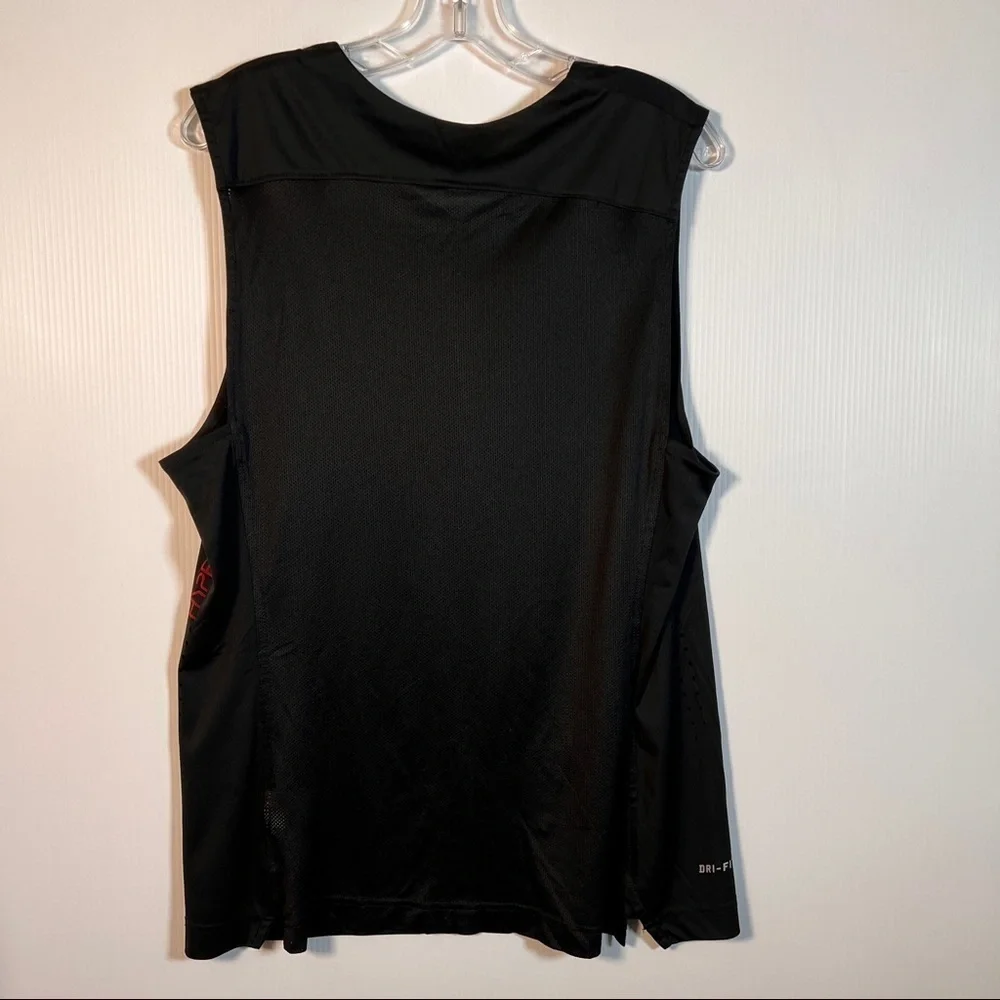 NIKE HYPERELITE DRI-FIT Jersey. Black/Red, Size Large. Mesh back. Like new